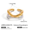 Anillo de titanio y acero europeo y americano Jieding diseño de nicho para mujer no se decolora anillos de joyería joyería de acero inoxidable transfronteriza