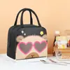 Nova bolsa de almoço de capivara adorável de desenho animado, direto da fábrica de origem, bolsa térmica, bolsa para marmita, bolsa de almoço portátil