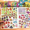 Adesivos de concentração infantil livro 2 adesivos de bebê 3 anos 5 desenhos animados 6 quebra-cabeça 4 educação infantil 8 brinquedos adesivos repetidos