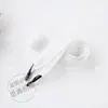 En stock cinta de espiga de 2 cm para caja de regalo, cinta plana, cuerda tejida de poliéster blanco y negro, cuerda con asa acanalada hecha a medida para souvenirs
