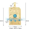 L55 nuevo popular europeo y americano Ojo de Diablo amuleto de la suerte ojo circón joyería creativa DIY