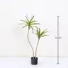 Plantas Verdes Simuladas, Agave de Madera Milenaria, Plantas Verdes Artificiales, Decoración de Interiores y Paisajismo, Plantas en Maceta Simuladas de Lujo Accesible de Alta Gama