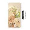 Pintura Decorativa para Entrada de Casa Mural da Família Jixiang Estilo Simples de Luxo Leve Moderno Pintura de Pendurar Corredor Vertical