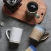 Taza Retro Estilo Ins Esmalte Degradado Cerámica Gruesa Creativa Taza de Café de Alto Valor de Color Cuerpo Alto Taza de Agua Cerámica para el Hogar