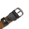 Cinturón de hebilla de cuero para hombre cinturón casual retro de piel de vaca para hombre fabricantes una generación de pelo