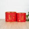 Año Nuevo rojo cubo de abrazo regalos navideños horneado Rojo grande Navidad redondo caja de flores embalaje caja de regalo mayoreo
