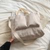 Bolso Casual Bolso de Moda 2024 Verano Nuevo Elegante Color Sólido Hombro Bandolera Para Salir Para Ir a Clases Bolso Tote