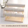 Soporte Sencillo para Pulseras de Joyería, Soporte de Exhibición Dorado de Tres Niveles para Relojes y Pulseras, Soporte para Pulseras, Accesorios y Soporte de Exhibición de Joyería para Mostrador