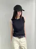 Colete Casual Feminino Yuyi 2026 Primavera/Verão Novo Corte Slim Cor Sólida Base para Mulheres A5551