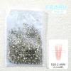 Joyería para Uñas Comercio Internacional Un Diamante Super Brillante Blanco Color Mágico AB Diamante Austriaco de Imitación Mono Pequeño Joyería para Uñas Diamante de Fondo Plano Diamante Redondo Pequeño