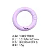 Anillo de Resorte de Aleación de Zinc Ecológico Estándar Europeo, Llavero Colgante de Moda, Accesorios, Varios Estilos, Selección Integral, Versátil