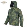 Cima Inverno Térmico Refletivo Tático Algodão Outerwear Masculino Exterior com Capuz Quente À Prova de Vento e Repelente à Água Camuflado Outerwear Algodão Outerwear