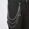 Cadena de Cintura Versátil Transfronteriza Celebridad de Internet Hip-Hop Metal Cadena de Cintura Personalidad Cadena Colgante de Cintura de Moda Estilo Punk Callejero Cadena para Pantalones
