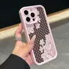 Estilo Francés Suave Femenino Estampado de Lunares Encaje Flor Rosa Manzana 18Promax Funda para Teléfono Móvil Nuevo Iphone16 Funda Suave