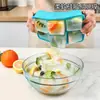 Bandeja de Gelo de Silicone de Grau Alimentício Mais Vendida da Amazon com 6 Compartimentos Molde de Silicone para Cubos de Gelo Quadrados Grandes em Estoque