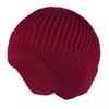 Gorro de Inverno Baotou Masculino e Feminino Proteção Auricular Forrado Lã Gorro à Prova de Vento para Montaria Exterior Quente Elástico Gorro de Tricô para Esqui