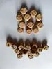 Dados de Madera de Haya con Números en Stock, Dados de Madera Redondeados de 16 mm, Accesorios para Juegos de Mesa, Dados Digitales, Accesorios para Juegos