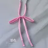Mango Largo Sin Nudo Color Sólido Uniforme JK Camisa Corbata de Lazo Cuerda de Corbata para Mujer Accesorio de Traje de Marinero Cinta a Juego