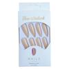CS-64 Arte Apontou Cor Da Pele De Arroz Unhas Postiças Cross-border Desgaste Pedaços De Unhas Pedaços De Unhas 24 Peças De Unhas Atacado