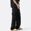 Macacão japonês masculino e feminino verão novo estilo mais barato bonito solto reto casual calças simples all-match marca da moda