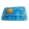 Molde de silicona redondo para jabón, personalizado de fábrica, con 6 agujeros, semiesférico, para pudín de gelatina doméstico, molde para hornear DIY