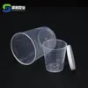 Taza medidora de plástico transparente de 5-100 ml, taza con escala engrosada, taza medidora pequeña para reempaque, taza medidora experimental de PP, taza para muestreo y reempaque