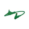 Conector Macho de Banana de Seguridad de 4 mm a Pinza de Cocodrilo de Seguridad de 4 mm J70038