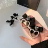 Pendientes de Moño Retro de Diseño de Nicho Estilo Coreano, Pendientes Elegantes y Únicos para Mujer, Accesorios de Oreja a la Moda