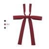 R Original Jk Sin Costuras Color Sólido Pooting Bea Pequeño Mango Largo Corbata de Lazo Accesorio Versátil para Mujer