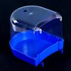 Bañera Grande Transparente para Cacatúas, Agapornis, Periquitos y Loros; Caja para Baño de Aves
