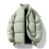 Chaqueta acolchada de algodón de talla grande hecha a medida transfronteriza M-8XL, unisex, abrigo de algodón de invierno de corte holgado con cuello alto, chaqueta acolchada engrosada