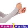 Mangas de Protección Solar de Hielo para Verano para Mujeres y Hombres, Mangas para Manos, Protección para Brazos de Seda de Hielo UV, Guantes Delgados, Mangas Sueltas para Conducir y Ciclismo