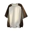 Camiseta de Manga Corta 2026 para Hombre Verano Nueva Delgado Superior Marca de Moda Camiseta para Hombre (Lulu Arruga Elástica en Cuatro Direcciones)