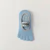Meias de Yoga Pilates Femininas de Verão Finas 100% Algodão Meias Cano Baixo Antiderrapantes que Não Caem Esportes Fitness Adulto Meias para Chão
