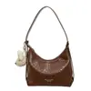 Moda 2026 Outono Nova Bolsa de Axila Feminina Bolsa Retro Casual para o Dia a Dia Bolsa de Ombro Único Transversal Bolsa de Axila Estilosa