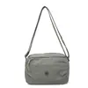 2025 Nuevo Bolso Cuadrado Pequeño Multicapa Ligero Estilo Japonés Bolso de Hombro Versátil Moda Femenina Bolso Cruzado Casual de Nylon