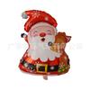 Layout de Festa com Balões de Natal Papai Noel Boneco de Neve Alce Filme de Alumínio Inverno Bengala Grande Natal Atacado Balão