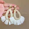 Pendientes de Flores Coloridos Estilo Super Hada para Mujer, Estilo Vacaciones de Verano en la Costa, Temática del Bosque, Pendientes Frescos y Dulces