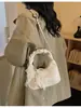 Bolso de Mano de Nicho Estilo Coreano Transfronterizo Bolso Dumpling para Mujer Otoño 2026 Nuevo Plegado Casual Versátil Bolso de Hombro Cruzado