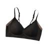 Ropa interior de verano sin costuras para mujer, pecho pequeño, fino, fruncido, sin aros de acero, antiflacidez, sensación de frescura, bonito sujetador para la espalda.