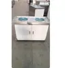 Carrinho Coletor de Lixo em Aço Inoxidável, Mesa Coletora de Lixo, Carrinho Coletor de Resíduos Alimentares, Mesa de Coleta e Reciclagem, Mesa para Lixo de Cozinha, Lixeira para Louças
