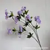 Flores Artificiales para Boda Colección Morada Serie Salón de Bodas Jardín Monet Arco Exterior Muro de Flores Estudio Fotográfico Floral Paisajismo