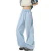 Pantalones casuales tipo workwear de dopamina de corte holgado para hombre, diseño nuevo y moderno, cintura elástica versátil, pantalones largos de retazos