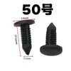 Fecho de Pressão com Rebite Espinhado em Forma de Árvore de Natal Universal Clip Fivela de Plástico para Forro de Porta-Malas de Carro e Teto 2
