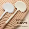 Conjunto de Espátula e Colher de Silicone com Cabo de Madeira Utensílios Domésticos de Cozinha Espátula Chinesa Espátula Antiaderente Colher de Sopa Cozinhando Resistente a Altas Temperaturas Cozinhando