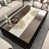 Nuevo mantel para mesa de té estilo chino, impermeable y a prueba de aceite, fácil de limpiar, vidrio suave transparente, sensación de lujo y alta gama para sala de estar y mesa de comedor