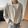 Camisa de Manga Larga con Rayas Verticales Retro Primavera 2026 Hombres Mujeres Marca de Moda Pareja Holgada Casual de Gama Alta