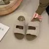 Pantuflas Retro Antideslizantes de Suela Gruesa para Exteriores de Verano para Mujeres Embarazadas 2026 Nuevo Estilo Sandalias Estilo Birkenstock Sandalias de Playa