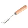 Directo de Fábrica Acero Inoxidable Cuchillo para Piña Mango de Madera Cuchillo para Piña Pala para Piña Pelador Gadgets de Cocina Venta al por Mayor