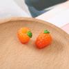 Acessórios de Resina Fruta Tridimensional Laranja Enfeites DIY Capa de Celular Chaveiro Acessórios de Cabelo Atacado Direto do Fabricante Pingentes